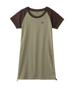 �����y30%OFF�z�y�����zX-girl �G�b�N�X�K�[�� DRAWSTRING RAGLAN TEE DRESS T�V���c �����s�[�X ���O����