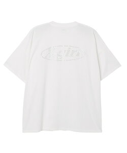 �y�����z X-girl �G�b�N�X�K�[�� RHINESTONE OVAL LOGO S/S BIG TEE DRESS ���� T�V���c �����s�[�X �g�b�v�X ���C���X�g�[�� �X�g���[�g �I�[�o�����S T�V���c�����s