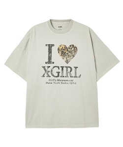 �y�����z X-girl �G�b�N�X�K�[�� FADED I LOVE X-GIRL S/S BIG TEE DRESS ���� T�V���c ���I�p�[�h �g�b�v�X �X�g���[�g