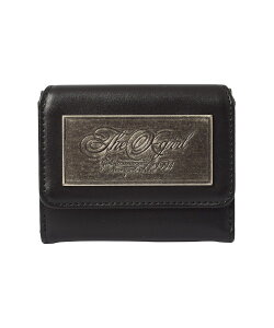 �y�����zX-girl �G�b�N�X�K�[�� METAL PLATE MINI WALLET ���z �~�j�E�H���b�g �X�g���[�g ���^���v���[�g