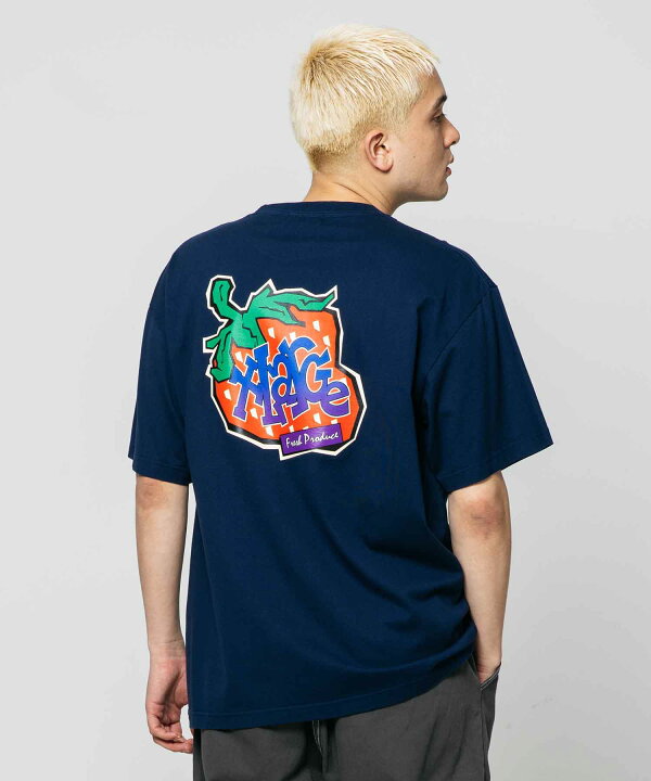 楽天市場 公式 Xlarge エクストララージ Fresh Produce S S Tee Tシャツ オリジナルグラフィック いちご イラスト ブランドロゴ カットソー 半袖 メンズ トップス ショートスリーブ 人気 定番 贈り物 プレゼント Xlarge X Girl公式calif楽天市場店