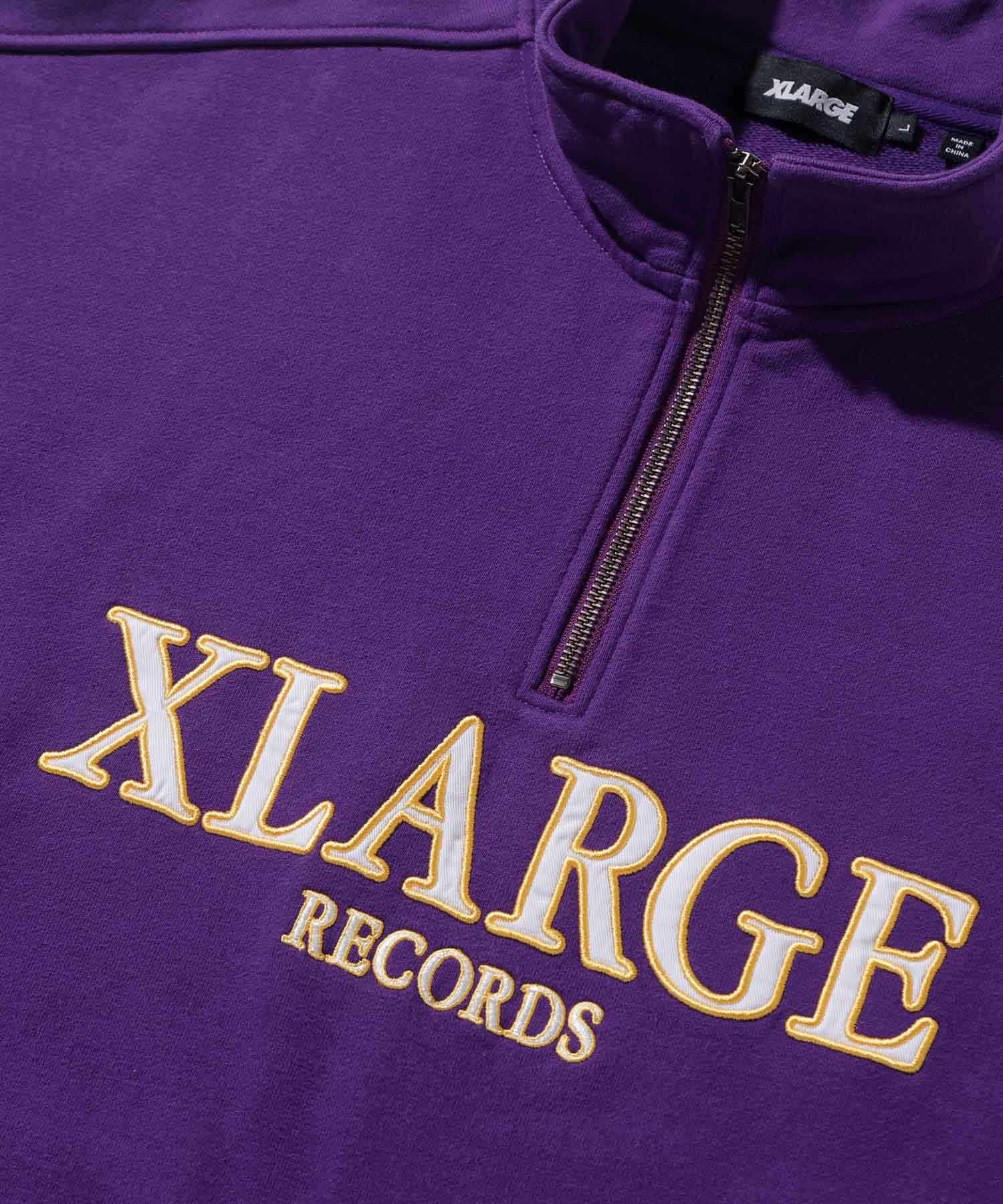 楽天市場】【公式】XLARGE エクストララージ XL RECORDS HALF ZIP