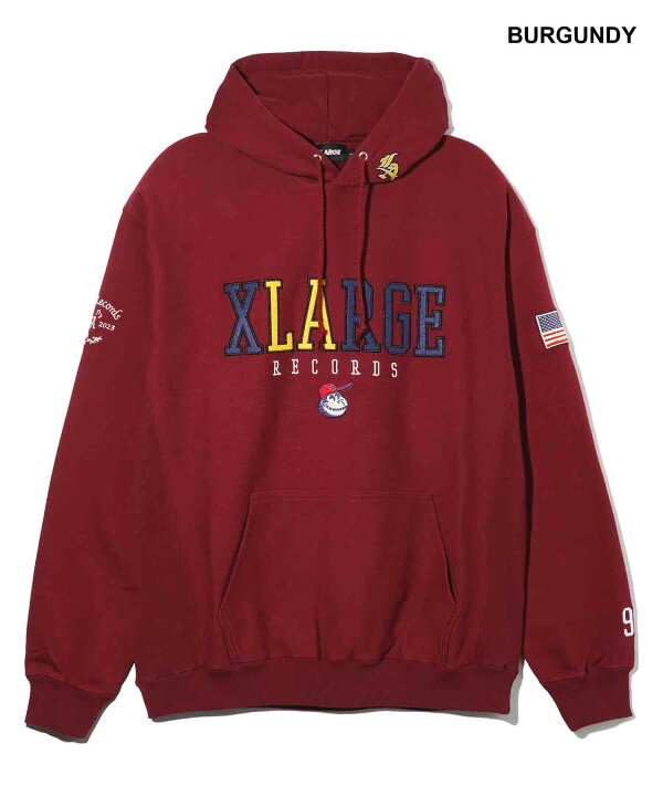 楽天市場】【公式】XLARGE エクストララージ XL LABEL SOUVENIR HOODED 