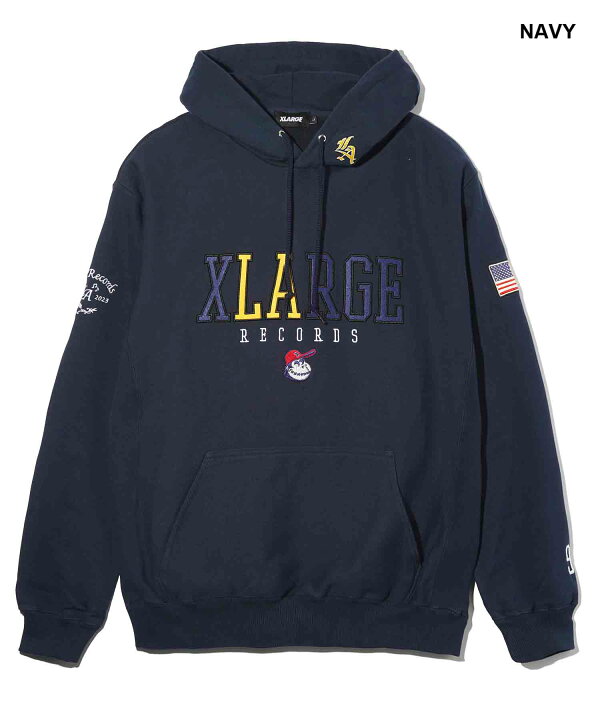 楽天市場】【公式】XLARGE エクストララージ XL LABEL SOUVENIR HOODED 