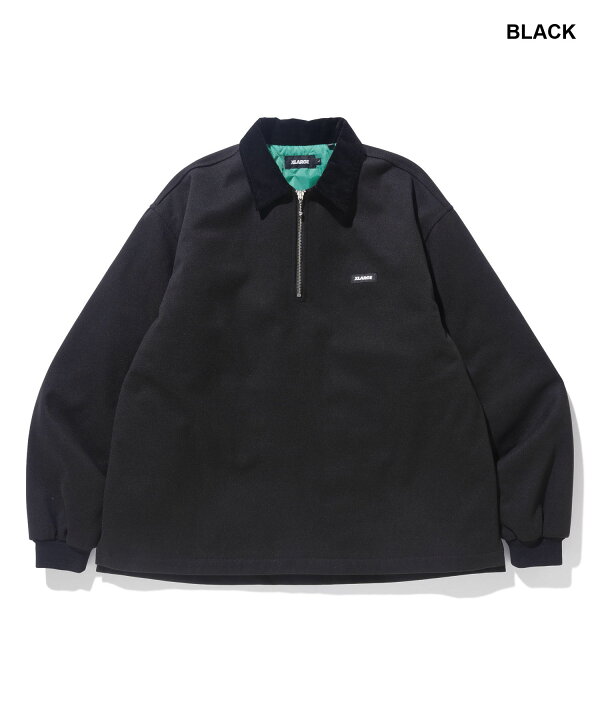 楽天市場】【公式】XLARGE エクストララージ QUILTED HALF ZIP SHIRT 
