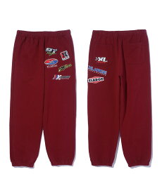 【公式】XLARGE エクストララージ MULTI LOGO SWEAT PANTS パンツ スウェットパンツ マルチロゴ セットアップコーデ ワッペン ストリート ファッション