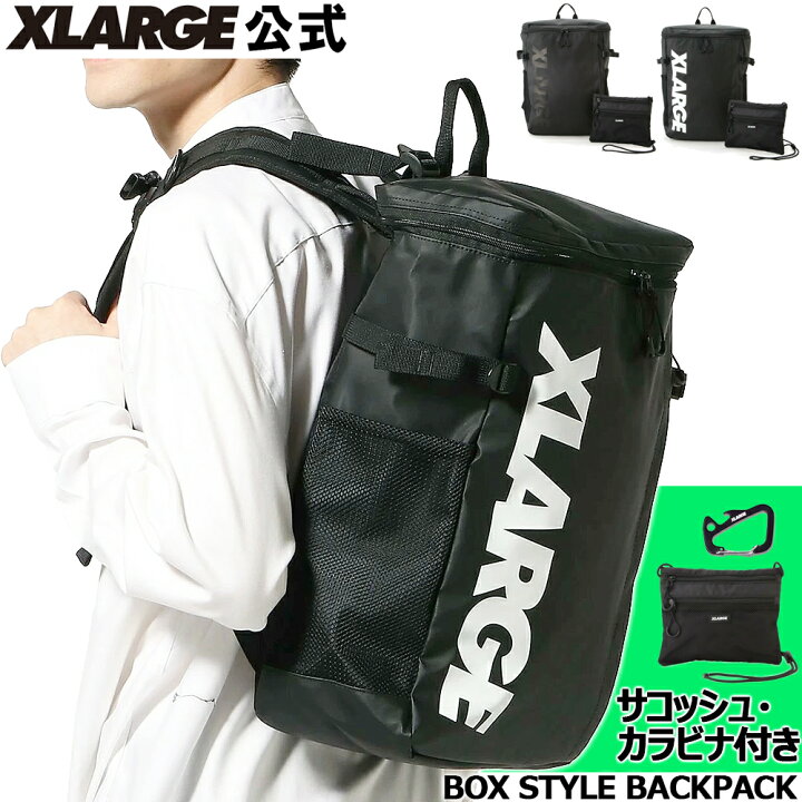 楽天市場】【公式】XLARGE エクストララージ BOX STYLE BACKPACK 