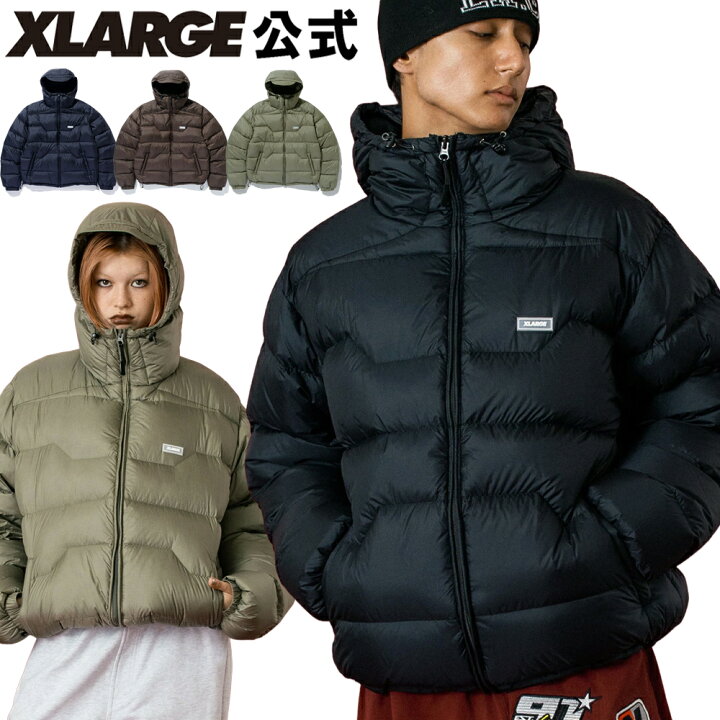 楽天市場】【公式】XLARGE エクストララージ RIPSTOP HOODED DOWN 