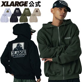 【公式】XLARGE エクストララージ OG BOX ZIP UP HOODED SWEATSHIRT パーカー ジップパーカー オージー ボックス ジップアップ フーディー スウェット シャツ