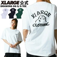 【公式】XLARGE エクストララージ DRAWING OG S/S TEE 半袖 Tシャツ バックプリントTシャツ ドローイング…