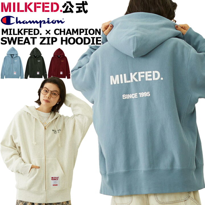 楽天市場】特価【公式】MILKFED. ミルクフェド MILKFED. × CHAMPION 