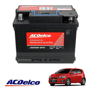 �yACDELCO ���K�i�z�o�b�e���[ LN2AGM �����e�i���X�t���[ �A�C�h�����O�X�g�b�v�Ή� 11-17y �V�{���[ Chevrolet �\�j�b�N 1600