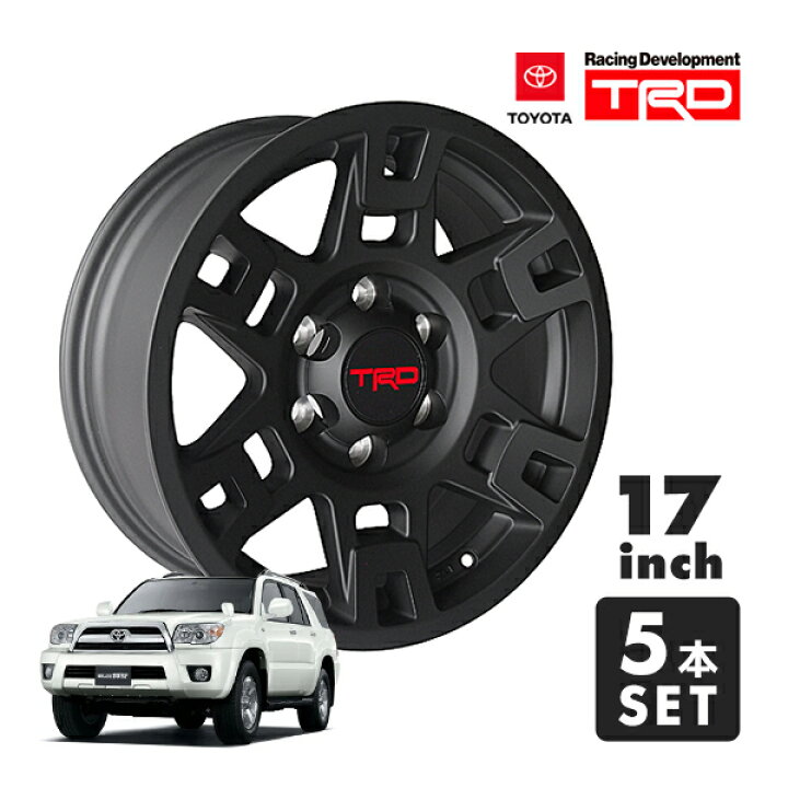 楽天市場】USトヨタ純正 TRD 17インチホイール マットブラック PTR20 