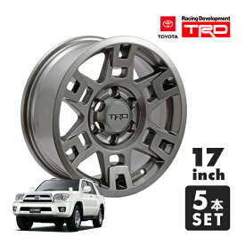 USトヨタ純正 TRD 17インチホイール グロスガンメタル PTR20-35110-G4 5本セット TRDロゴ入 JWL刻印あり TOYOTA ハイラックスサーフ 215系