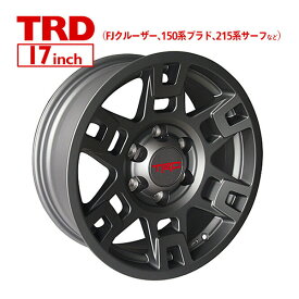 USトヨタ純正 TRD 17インチホイール マットグレー ガンメタ PTR20-35110-GR 4本セット TRDロゴ入 JWL刻印あり TOYOTA FJクルーザー GSJ150W | ランドクルーザー ランクル プラド 150系 | ハイラックスサーフ 215系 他