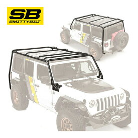 【Smittybilt 正規品】 ジープ JL ラングラー アンリミテッド 4ドア SRC ルーフラック 77717 スミッティビルト