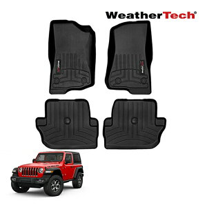 yWeatherTech KizEFU[ebN tACi[ tA}bg o[}bg ubN 4413131-4413133 tg & A Zbg W[v JEEP 18-20y JL O[ 2hA Enh