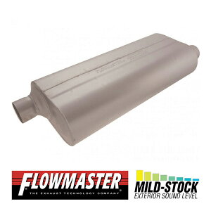FLOW MASTER / t[}X^[ 70 }t[ #52573 Offset in 2.50"/Offset out 2.50" - Mild Sound V{[/_bW/tH[h/GMC/J[ C1500/K1500/_R^/GNXyfBV/F-150/F-150 we[W/C2500/C3500/K2500