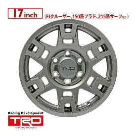 USトヨタ純正 TRD 17インチホイール グロスガンメタル PTR20-35110-G4 4本セット TRDロゴ入 JWL刻印あり TOYOTA FJクルーザー GSJ150W | ランドクルーザー ランクル プラド 150系 | ハイラックスサーフ 215系 他
