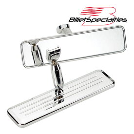 【Billet Specialties 正規品】ビレット リアビューミラー ミラーアーム ミラーベース セット ルームミラー 6061-T6 ビレットアルミニウム製 サイズ 幅23.8cm×縦6.2cm 汎用 ビレットスペシャリティーズ