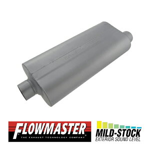 FLOW MASTER / t[}X^[ 70 }t[ 409S #853072 Center in 3.00"/Offset out 3.00" - Mild Sound V{[/_bW/GMC Ao`/Ao` 1500/Vo[h 1500/To[o 1500/^z/_R^/VG 1500/