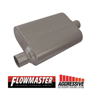 FLOW MASTER / t[}X^[ X[p[ 44 }t[ 409S #842446 Offset in 2.25"/Center out 2.25" - Aggresive Sound JvX/S10/S10 uCU[/PTN[U[/`W[/`[W[/F-150/F-250/GNvX/C