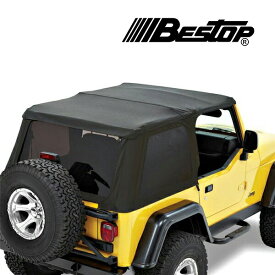 【BESTOP 正規品】BESTOP Trektop NX ソフトトップ(交換用) ブラック 5972017 97-06y TJラングラー