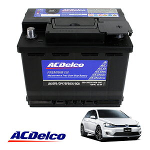 �yACDELCO ���K�i�z�o�b�e���[ LN2EFB �����e�i���X�t���[ �A�C�h�����O�X�g�b�v�Ή� 15-20y VW �S���t 7 GTE AU