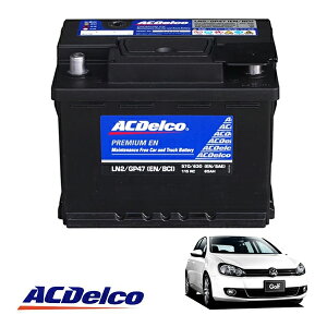 �yACDELCO ���K�i�z�o�b�e���[ LN2 �����e�i���X�t���[ 09-13y VW �S���t 6 1K