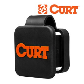 【楽天お買い物マラソン★エントリーでP10倍！】【CURT 正規品】CURTロゴ入 ヒッチカバー 2インチ角 約5.08cm 22279 オレンジレター ヒッチレシーバー ヒッチメンバー ヒッチキャップ