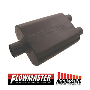 FLOW MASTER / t[}X^[ X[p[ 44 }t[ #9425452 Center in 2.50"/Dual out 2.25" - Aggresive Sound