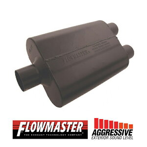 FLOW MASTER / t[}X^[ X[p[ 44 }t[ #9425472 Center in 2.50"/Dual out 2.50" - Aggresive Sound