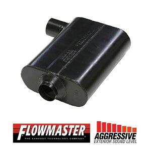 FLOW MASTER / t[}X^[ X[p[ 44 }t[ #8425461 Offset in 2.50"/Center out 2.50" - Aggresive Sound V{[ J}