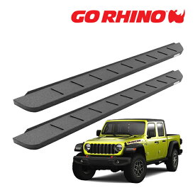 【5/25限定★エントリー必須！2人に1人ポイントバック！】【GO RHINO 正規品】RB10 ランニングボード サイドステップ プロテクティブベッドライナーコート 63451687T ジープ JT グラディエーター ゴーライノ