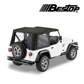 【BESTOP 正規品】BESTOP Sailcloth ソフトトップ(交換用) ブラック 7912535 03-06y TJラングラー 後期
