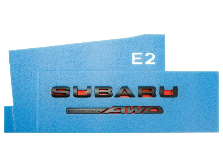 楽天市場】USスバル純正 SUBARU SYMMETRICAL AWD リアエンブレム 