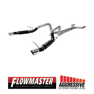 【FLOWMASTER 正規品】アウトローキャタバックエキゾーストシステム 13-14y マスタング GT 5.0L 817590 フローマスター