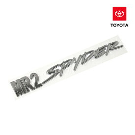 USトヨタ純正 MR2 Spyder ロゴ エンブレム TOYOTA MR2 MR-S