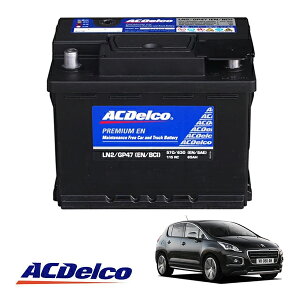 �yACDELCO ���K�i�z�o�b�e���[ LN2 �����e�i���X�t���[ 13-16y �v�W���[ 3008 T8