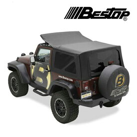 【BESTOP 正規品】BESTOP セルクロス リプレイスアトップ(ティンテッドウィンドウ付) ブラックダイヤモンド 7914635 10-18y JK ラングラー 2ドア