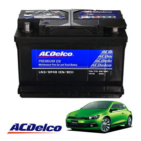 【ACDELCO 正規品】バッテリー LN3 メンテナンスフリー 08-14y VW シロッコ 13C