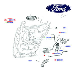 �y�労�ӍՁ��G���g���[��P10�{�I�z�t�H�[�h���� �h�A ���b�N ���A �E�� RH ����ȑ� 5L2Z78264A00AC 04-05y �G�N�X�v���[���[