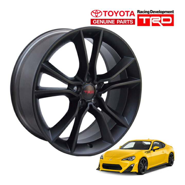 楽天市場】TRD US純正 18インチホイール 1台分 (トヨタ 86 / SCION FR 