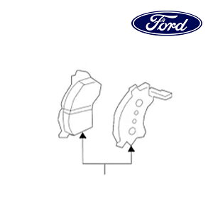 フォード純正 ブレーキパッド ディスクパッド フロント CU2Z2V001H 11-12y エスケープ