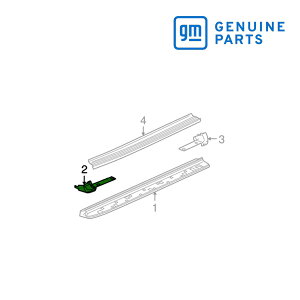 【楽天お買い物マラソン★エントリーでP10倍!】GM純正 サイドステップ ランニングボード カバー フロント 右側 助手席側 RH 88944322 03-04y エスカレードESV/エスカレードEXT