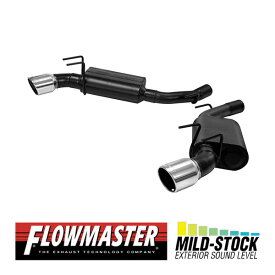 【FLOWMASTER 正規品】フォースIIアクスルバックエキゾーストシステム 10-13y カマロ SS?6.2L 817506 フローマスター