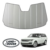 USランドローバー純正 レンジローバー L405 専用設計 RANGE ROVERロゴ入 サンシェード シルバー 吸盤不要…