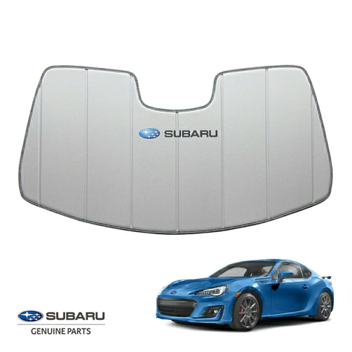 楽天市場】USスバル純正 専用設計 SUBARUロゴ入 サンシェード シルバー 