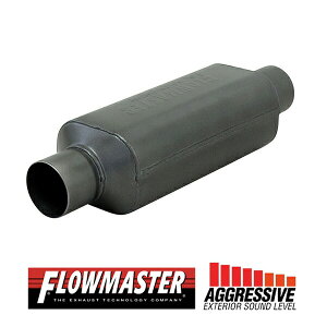 FLOW MASTER / t[}X^[ X[p[ HP-2 }t[ 409S #12512409 Center in 2.50"/Center out 2.50" - Aggresive Sound
