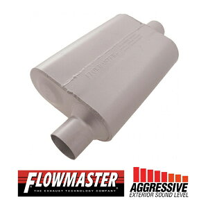FLOW MASTER / t[}X^[ 40 f^ t[ }t[ #942541 Offset in 2.50"/Center out 2.50" - Aggresive Sound V{[/tH[h/Y/g^ Rxbg/S10/F-250/F-250 Hd/F-350/A}[_/^h